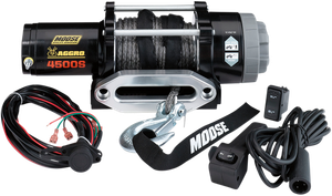 Polaris RZR 4500 lb Winch with Synthetic Rope MSE - Moose