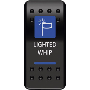 Polaris RZR Dash Mount Whip Light Rocker Switch - Moose
