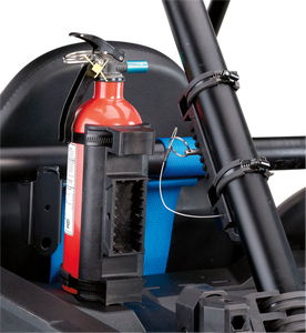 Polaris RZR Fire Extinguisher Mount Black - Moose