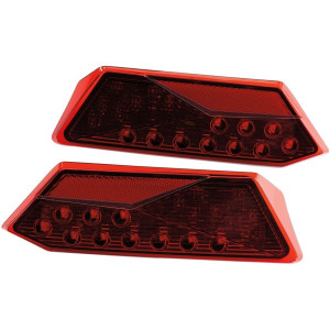 Polaris RZR Red LED Taillights - Moose
