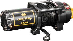 Polaris Ranger 6000lb Synthetic Rope Winch - Open Trail