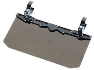 Polaris RZR 12" Tinted Aluminum Sun Visor (2.0" Clamp) - Pro Armor