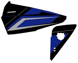 Polaris RZR XP Turbo S Lower Door Insert Graphic - Blue - Pro Armor