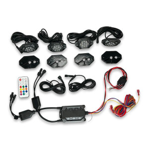 Polaris Ranger Universal 4Pod RGB Rock Light Accessory Kit - Quad Logic
