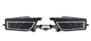 Polaris RZR 1000 RGB Full Color Function LED Ring Headlights - Quad Logic