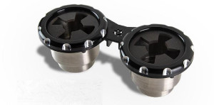 Polaris RZR Premium Passenger Grab Handle Cup Holder Kit - Quad Logic