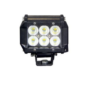 Honda Pioneer/Talon 4 Inch LED Light Bar Dual Row 18 Watt Spot Defcon Series - Quake LED