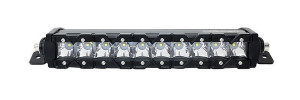Kawasaki Mule / Ridge / Teryx 13 Inch Led Light Bar Single Row 50 Watt Super Spot Monolith Slim Series - Quake LED