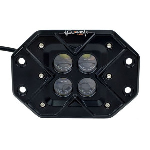 Kawasaki Mule / Ridge / Teryx 3 Inch Work Light Flush 20 Watt Flood - Quake LED