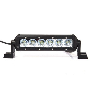 Kawasaki Mule / Teryx 7.5 Inch Led Light Bar Single Row 18 Watt Spot Obsidian Series - Quake LED