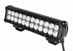 Polaris Ranger 12 Inch LED Light Bar Dual Row 72 Watt Combo Defcon Series - Quake LED