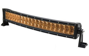 Polaris Ranger 22 Inch Curved LED RGB Light Bar Dual Row 120 Watt Spot Ultra Arc Accent Series Quad-Lock/Interlock - Quake LED
