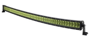 Polaris RZR 50 Inch LED RGB Light Bar Dual Row 288 Watt Spot Ultra Arc Accent Series Quad-Lock/Interlock - Quake LED