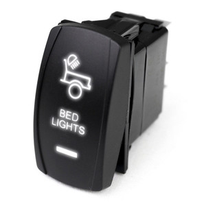 Can-Am LED Rocker Switch w/ White LED Radiance Bed Lights - Race Sport Lighting