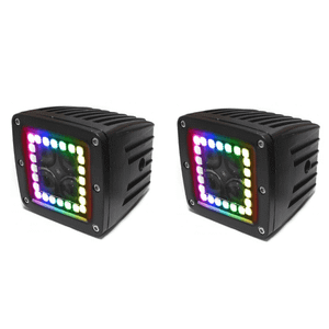 Honda Pioneer/Talon 3" Color ADAPT Series RGB-Halo LED Cube Light Kit - Race Sport Lighting