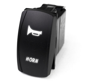 Kawasaki Mule / Ridge / Teryx LED Rocker Switch w/ White LED Radiance (Horn) - Race Sport Lighting