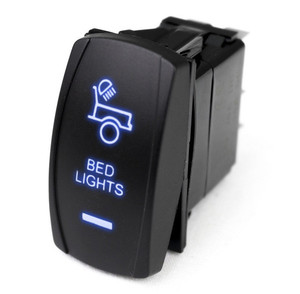 Polaris Ranger LED Rocker Switch w/ Blue LED Radiance (Bed Lights) - Race Sport Lighting