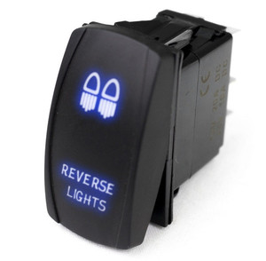 Can-Am LED Rocker Switch w/ Blue LED Radiance Reverse Lights - Race Sport Lighting