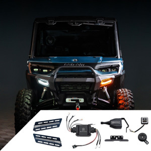 2026+ Can-Am Defender HD11 Gen3 Speakeasy Turn Signal Kit w/ Turn Lever - Ravek