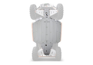 Polaris Ranger Alloy Central Skid Plate - Rival Powersports