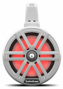 Kawasaki Mule / Teryx M2 8" Color Optix 2-way Wake Tower Speakers White - Rockford Fosgate