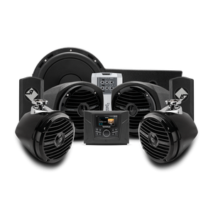 Polaris General 400 Watt Stereo, Front Lower Speaker, Rear Speaker, and Subwoofer Kit - Rockford Fosgate