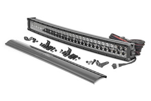 Can-Am Commander/Defender/Maverick X3/R 30" Black Series Curved Dual Row LED Light Bar - Rough Country