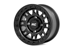 Can-Am Commander/Maverick/Defender One-Piece Semi Gloss Black 82 Series Wheel - Rough Country