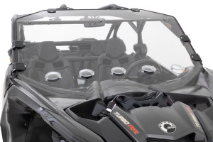 Can-Am Maverick X3 Vented Full Windshield Scratch Resistant - Rough Country