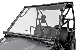 Honda Pioneer 520 Scratch Resistant Front Full Windshield - Rough Country