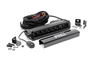 Honda Pioneer/Talon 8" Black Series Single Row CREE LED Light Bar - Rough Country