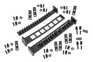 Kawasaki Offroad Up to 15" (2-Clamp) Sets Rubber Molle Panel Clamp Kit - Rough Country