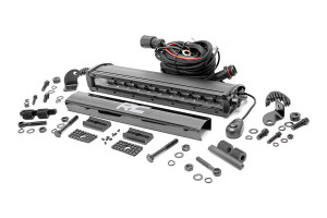 Polaris Ranger 12" Black Series LED Light Bar Single Row - Rough Country