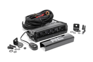 Polaris Ranger 6" Black Series LED Light Bar Single Row - Rough Country