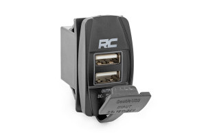 Polaris Ranger Blue Back Light USB Switch Insert - Rough Country