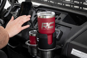 Polaris RZR 2 in 1 Expanding Cup and Phone Holder - Rough Country