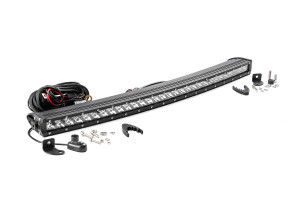 Polaris RZR 30" Chrome Series Curved Single Row LED Light Bar - Rough Country