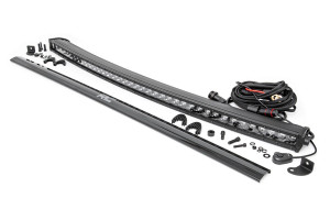 Polaris RZR 40" Black Series LED Light Bar Curved Single Row - Rough Country