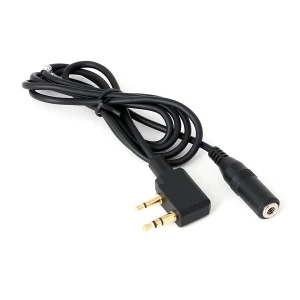 Honda Pioneer / Talon Kenwood 2-Pin Straight Cord Listen Only for Handheld Radio - Rugged Radios
