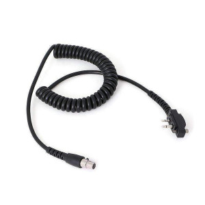 Kawasaki Mule / Teryx Icom Bolt On Handheld Radio - Headset Coil Cord - Rugged Radios