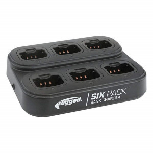 Kawasaki Teryx / Mule / Ridge / KRX R1 Handheld Radio 6-Pack Bank Charger - Rugged Radios