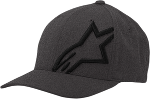 Alpinestars - Corp Shift 2 Hat - Heather Gray/Black - Large/XL - Corp Shift 2 Curved Brim Hat - 1032810081751LX