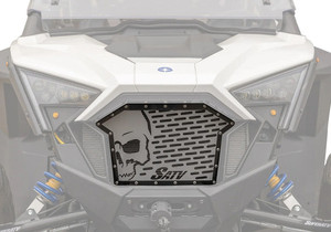 Polaris RZR Turbo R Skull Style Grille Insert - SuperATV
