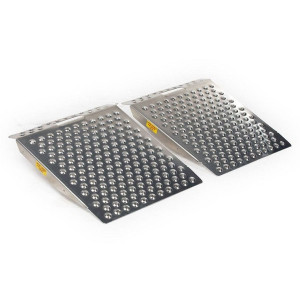 Honda Pioneer/Talon Aluminum Dual Punch Plate Shed Ramps - Titan Ramps