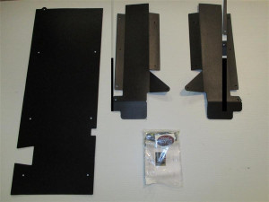 Polaris Ranger 570/XP 900/XP 1000 Underbed Mud Shield with Fender Enclosure - Trail Armor
