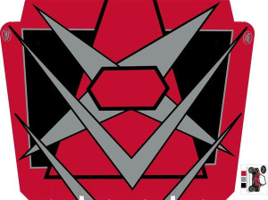 Polaris RZR S 900 Havasu Red Pearl Hard Top Roof Graphics - Trail Armor