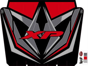 Polaris RZR XP 1000 Black Pearl Hard Top Roof Graphics - Trail Armor
