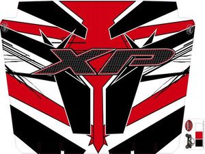 Polaris RZR XP 1000 Hard Top Roof White Lightning Graphics - Trail Armor