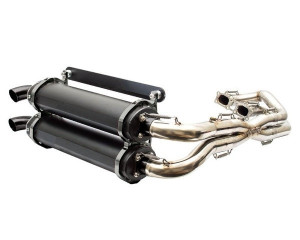 Polaris RZR 1000 XP Stage 5 Cerakote Black Dual Full System w/ Stainless Header - Trinity Racing