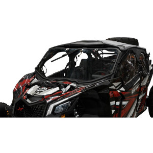 Can-Am Maverick X3 Full View Glass Windshield with Windshield Wiper - Tusk